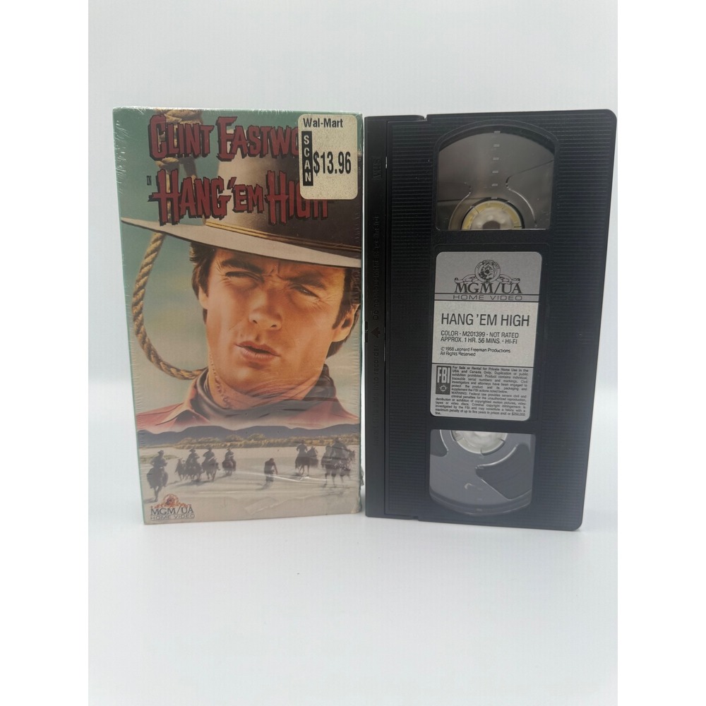 Hang 'Em High‎ VHS Clint Eastwood Western MGM/UA M201399